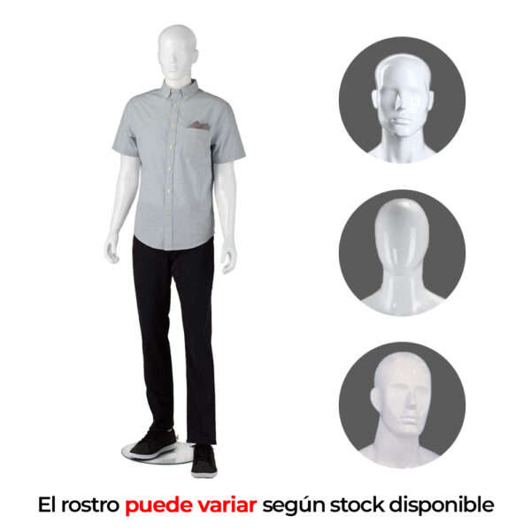 Maniquí hombre fibra de vidrio