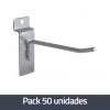 Pack 50 ganchos panel ranurado