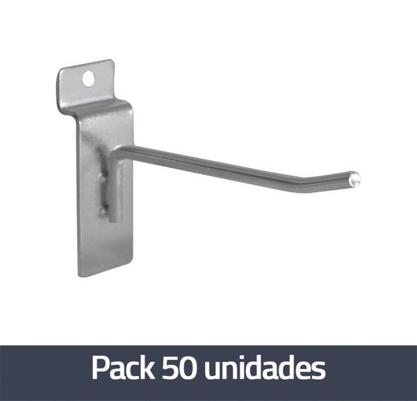 Pack 50 ganchos panel ranurado