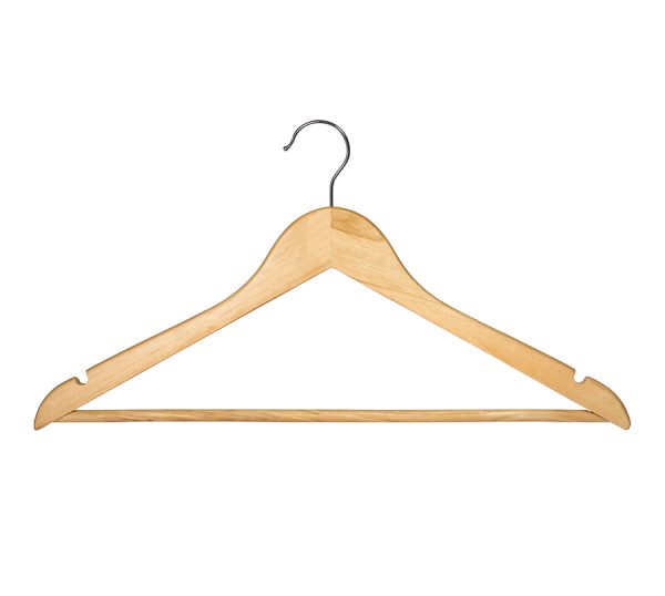 Colgador de madera para poleras