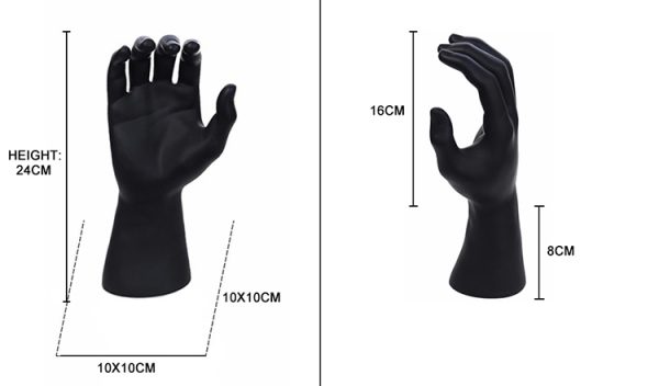 Mano exhibidora de hombre color negro - Imagen 4