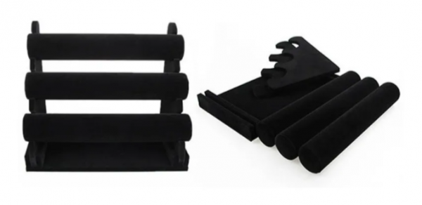 Exhibidor de pulseras terciopelo 3 niveles - Imagen 3