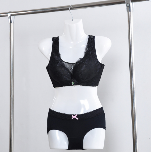 Torso plástico dama con gancho, color blanco - Imagen 2