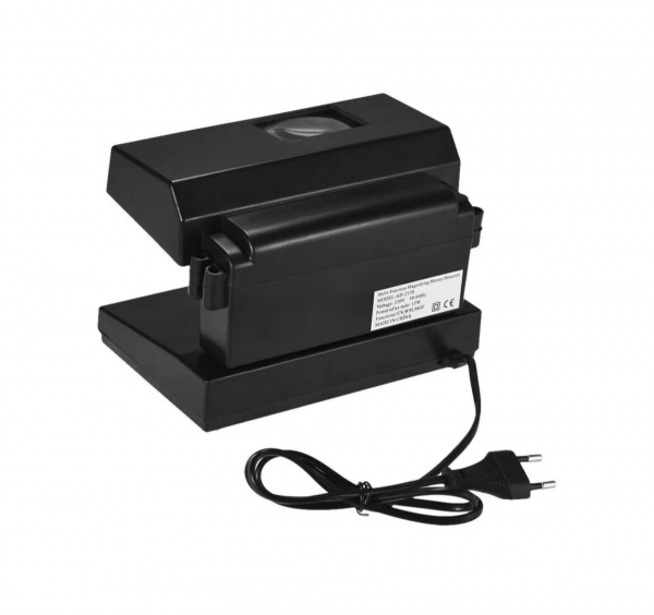 Maquina detector de billetes falsos, 12V, luz blanca y UV - Imagen 2
