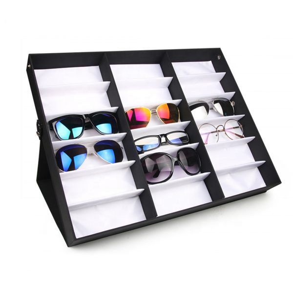 Maleta exhibidora de lentes / gafas / anteojos / bandeja
