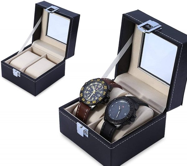 Maleta Caja Para Relojes Elegante En Ecocuero - Imagen 5