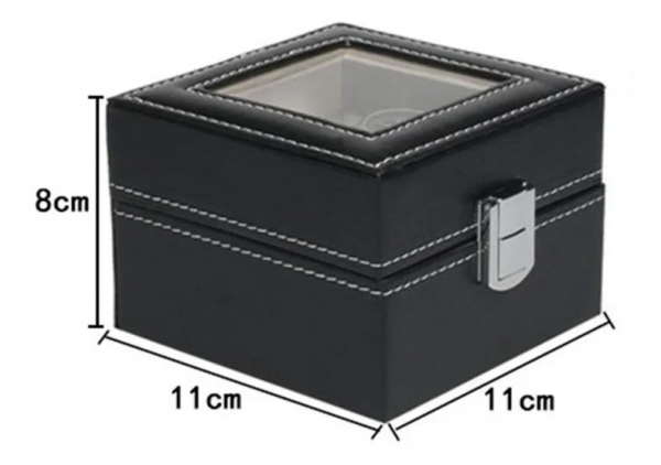 Maleta Caja Para Relojes Elegante En Ecocuero - Imagen 2