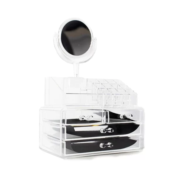 Organizador De Maquillaje Cosmetiquero Joyero Acrilico - Imagen 4