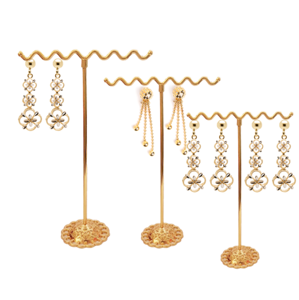 Exhibidor Set 3 de aros metalicos color negro (copia) - Imagen 3