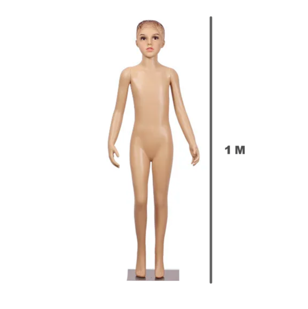 Maniquí Niño cuerpo entero color piel 1 m de altura - Imagen 2